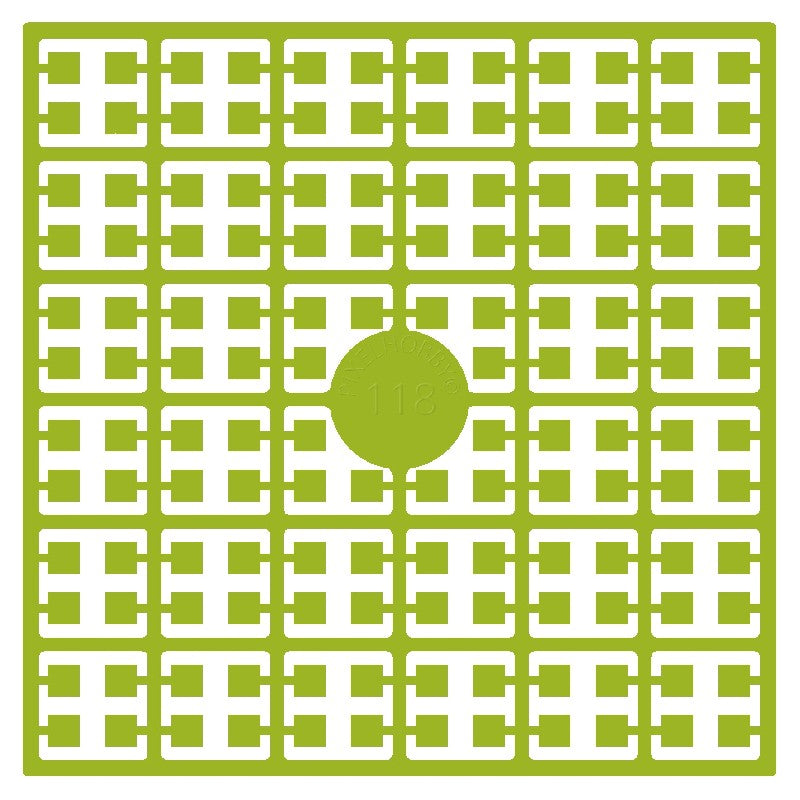 Pixelmatje - mosgroen licht 118
