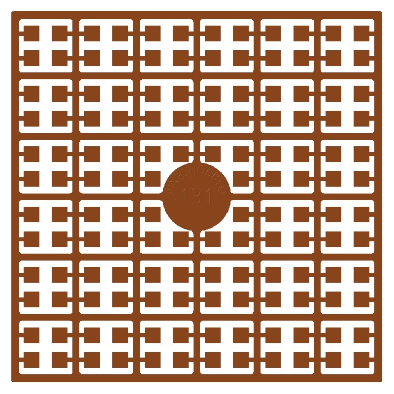 Pixelmatje - eekhoorntjesbruin 131
