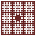 Pixelmatje - kerstmisrood donker 132