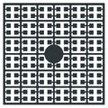 Pixelmatje - antraciet zwart 135