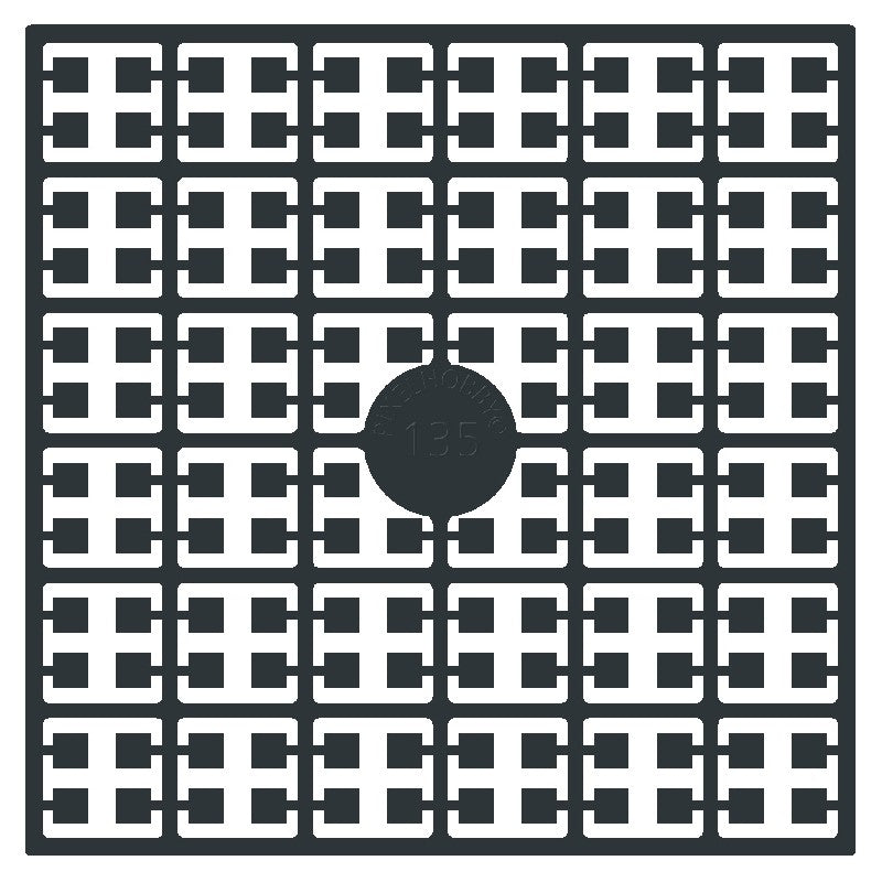 Pixelmatje - antraciet zwart 135