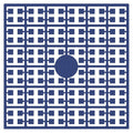 Pixelmatje - marineblauw 137