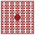 Pixelmatje - kerstmisrood middel 144