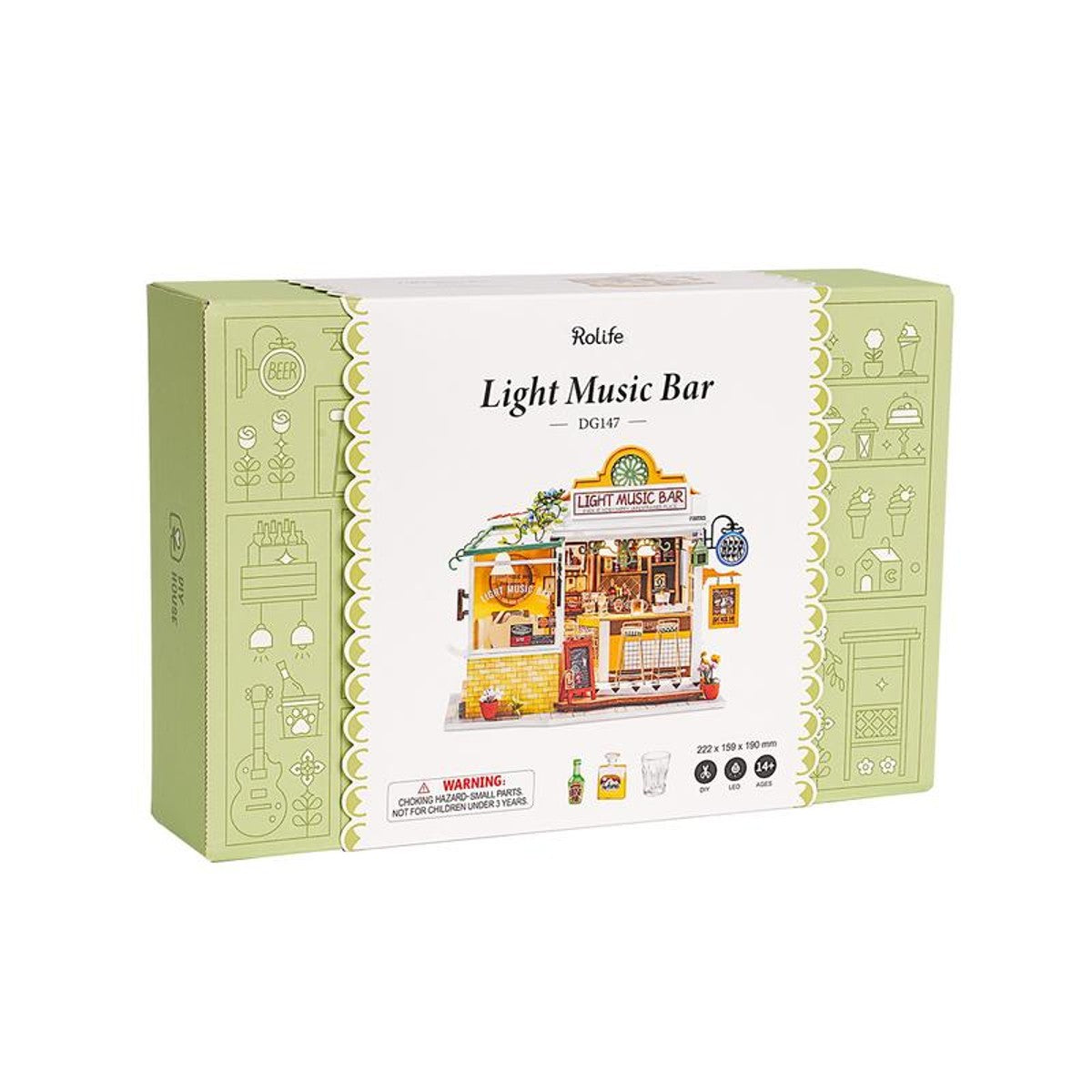 Robotime miniatuur DIY kit - Light Music Bar