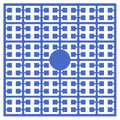 Pixelmatje - marineblauw heel licht 145