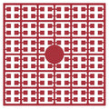 Pixelmatje - rozerood donker 146