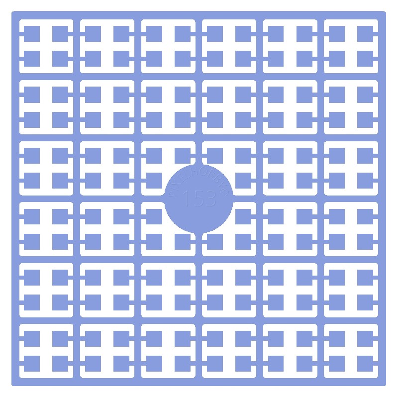 Pixelmatje - blauwviolet heel licht 153