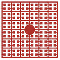 Pixelmatje - helder rood 155