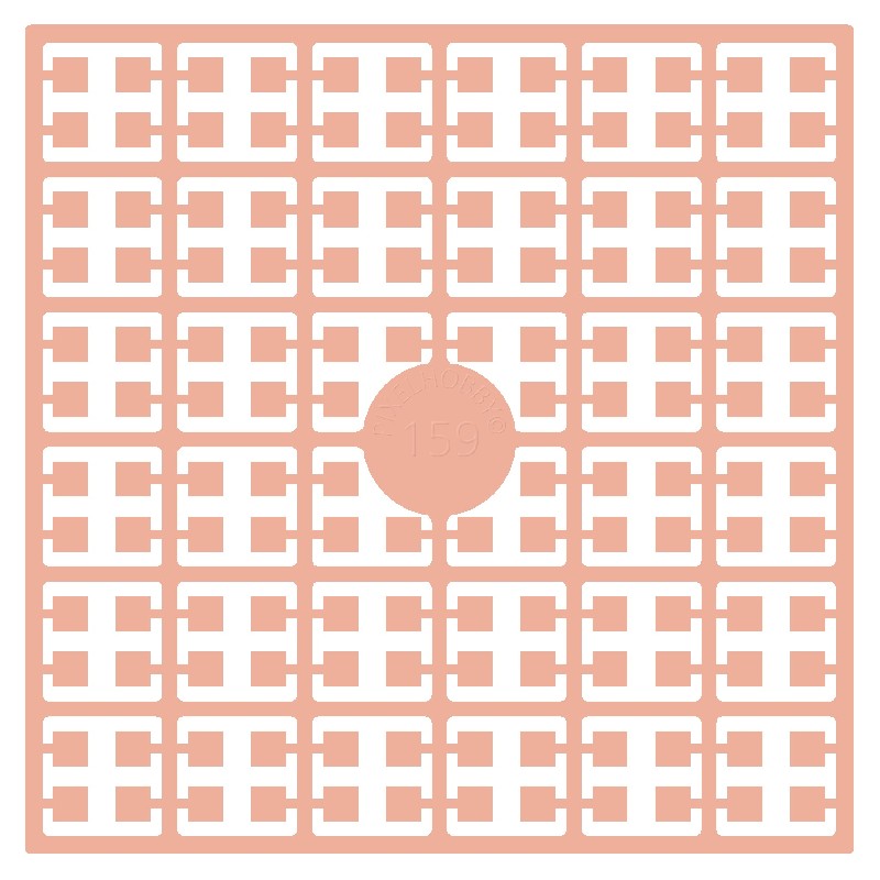 Pixelmatje - babyroze donker 159