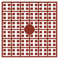 Pixelmatje - terracotta donker 160