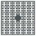 Pixelmatje - tingrijs extra donker 171