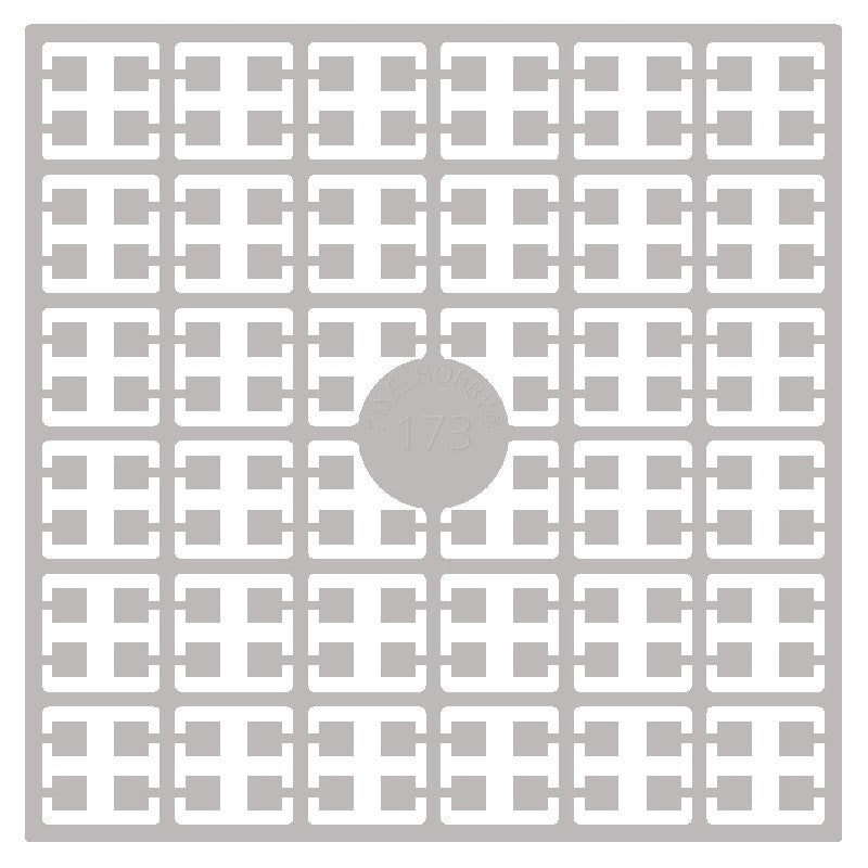 Pixelmatje - parelgrijs 173