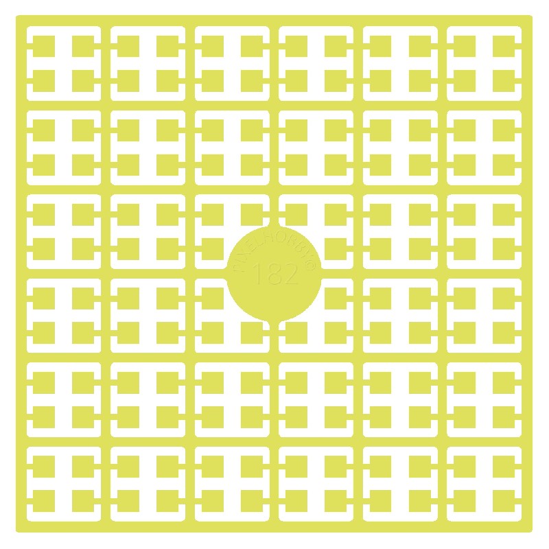 Pixelmatje - citroengeel licht 182