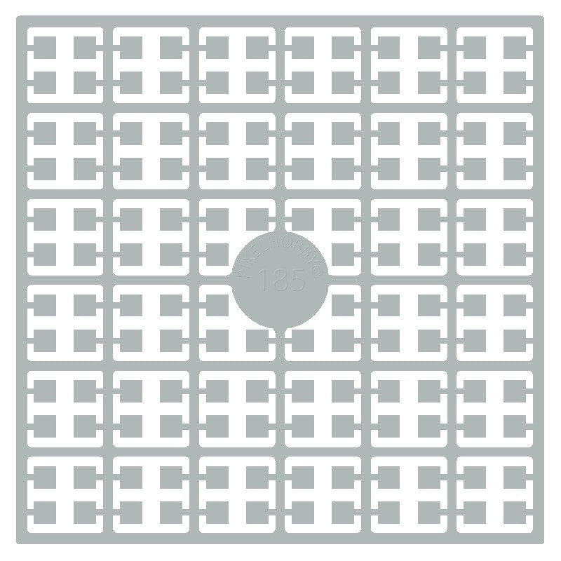 Pixelmatje - schelpengrijs licht 185