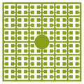Pixelmatje - avocadogroen licht 187