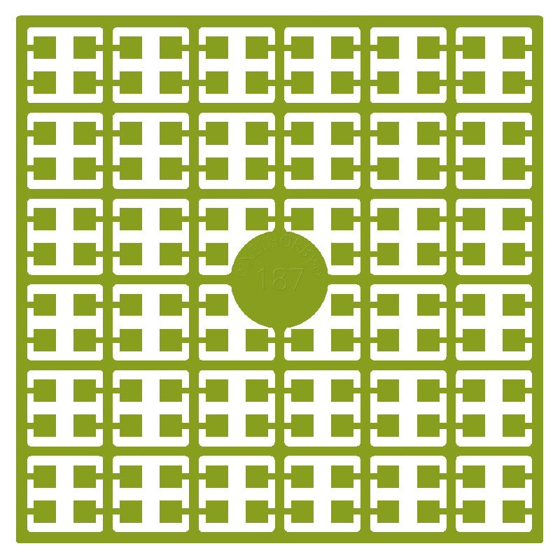 Pixelmatje - avocadogroen licht 187