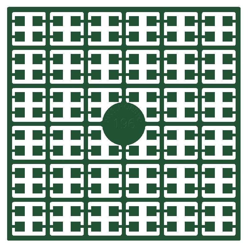 Pixelmatje - grasgroen donker 196