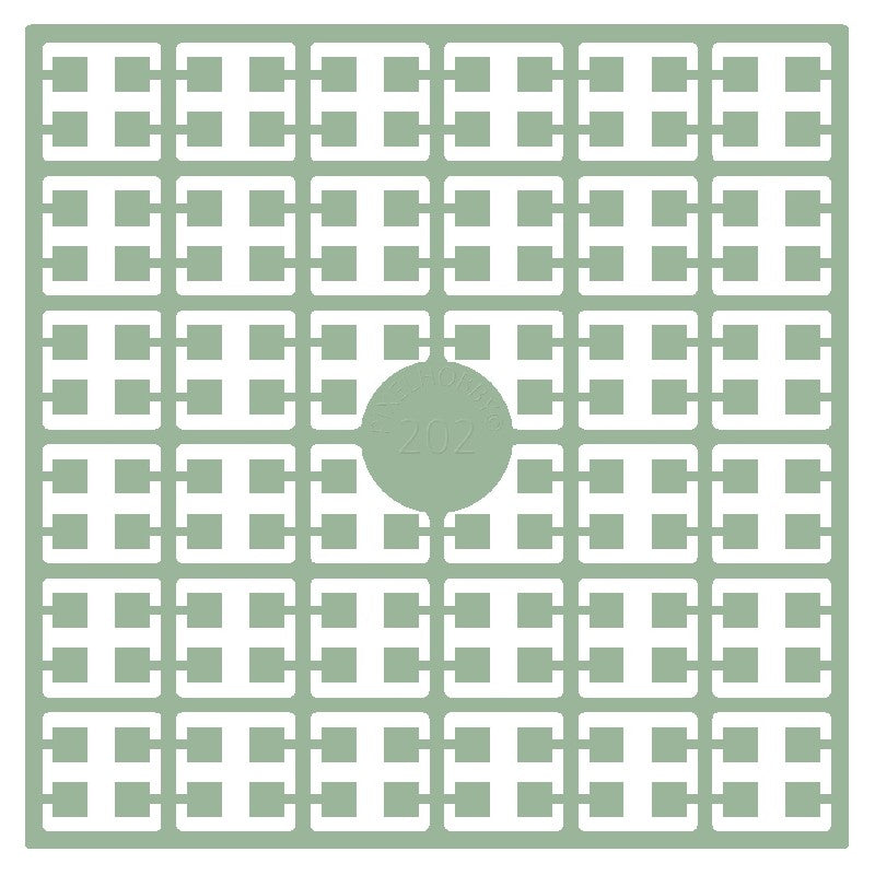 Pixelmatje - varengroen licht 202