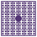 Pixelmatje - violet extra donker 206