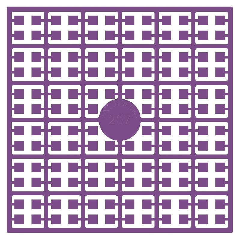 Pixelmatje - violet donker 207