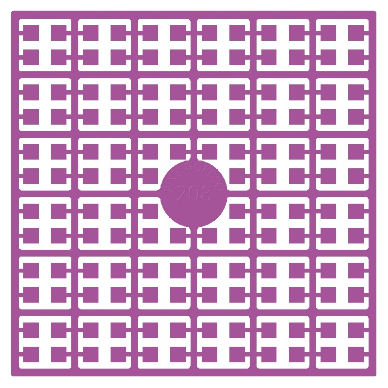 Pixelmatje - cyclaamroze 208