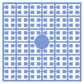 Pixelmatje - oceaanblauw licht 216