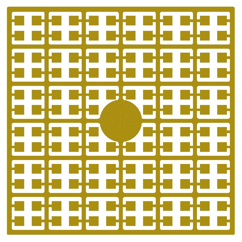 Pixelmatje - mostergeel 219