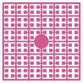 Pixelmatje - cranberryroze middel 220