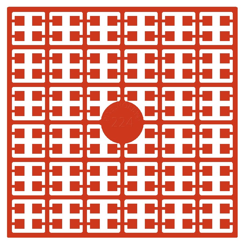 Pixelmatje - oranje 224