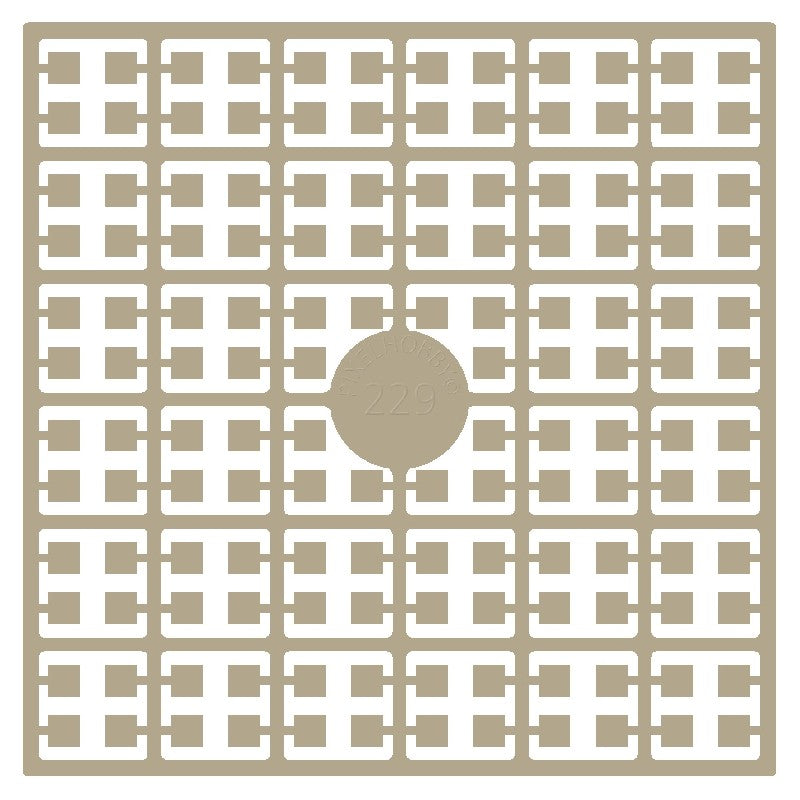 Pixelmatje - vaalbruin 229