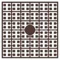Pixelmatje - kastanjebruin 230