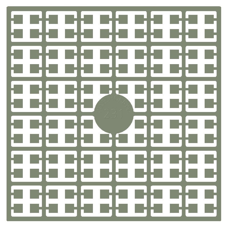 Pixelmatje - rotsgrijs 231