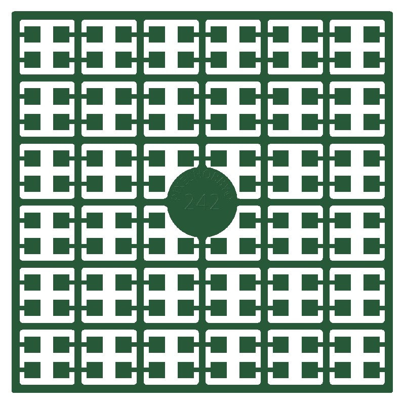 Pixelmatje - kerstgroen 242