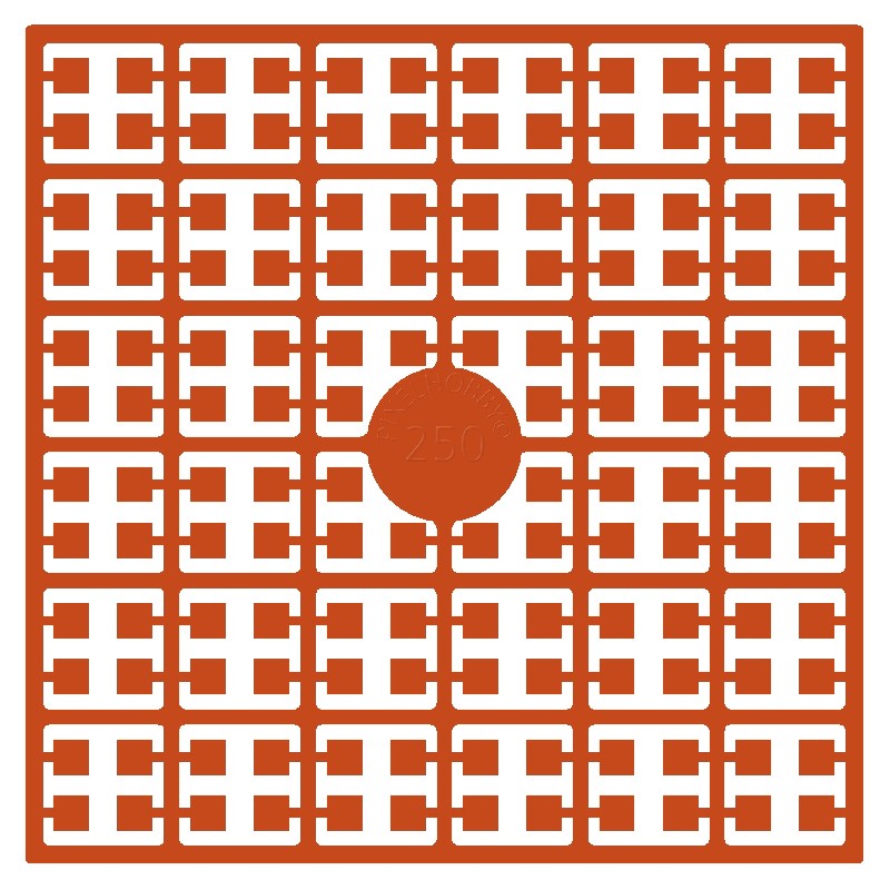 Pixelmatje - oranje donker 250