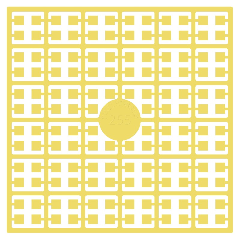 Pixelmatje - lichtgeel 255