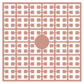 Pixelmatje - terracotta extra licht 274