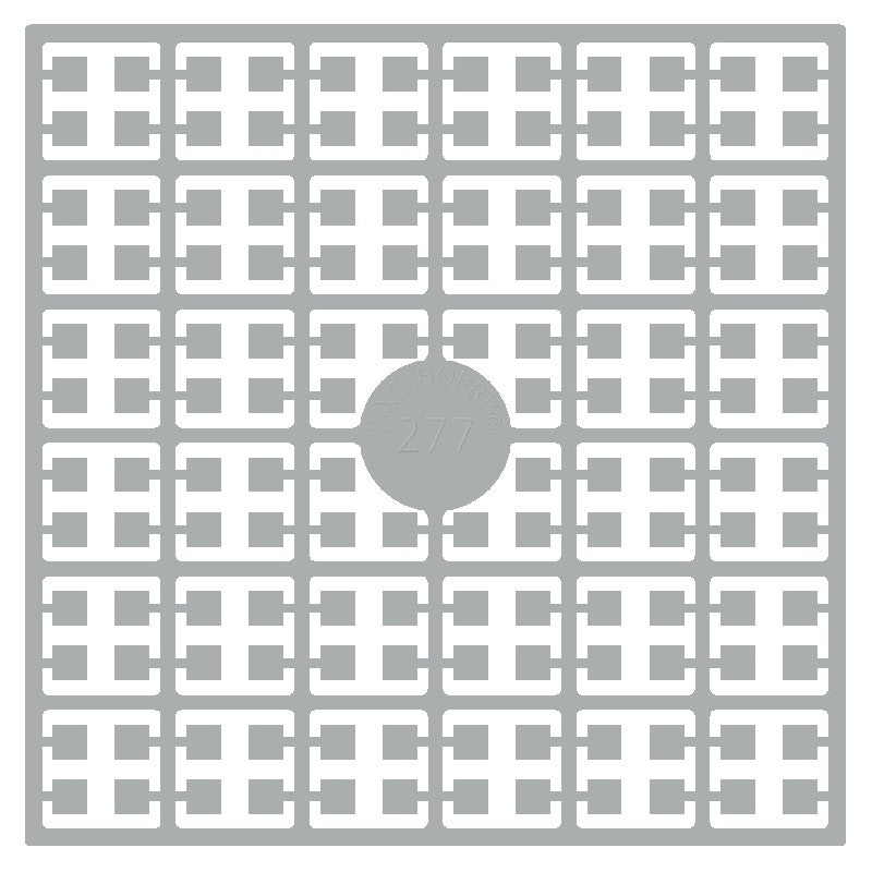 Pixelmatje - parelgrijs licht 277