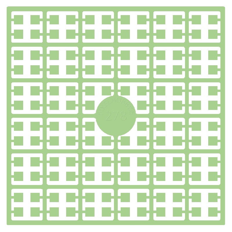 Pixelmatje - dennengroen extra licht 278