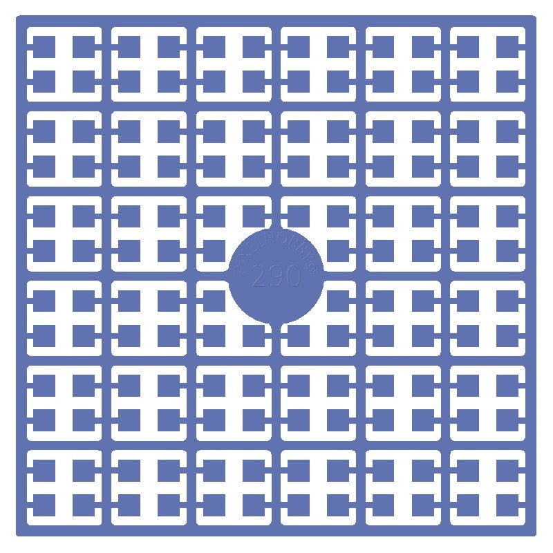 Pixelmatje - korenbloemblauw 290