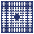 Pixelmatje - koningsblauw donker 292
