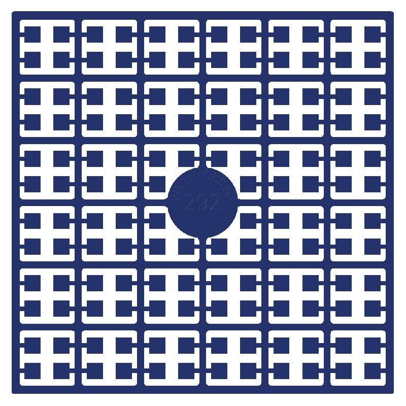 Pixelmatje - koningsblauw donker 292