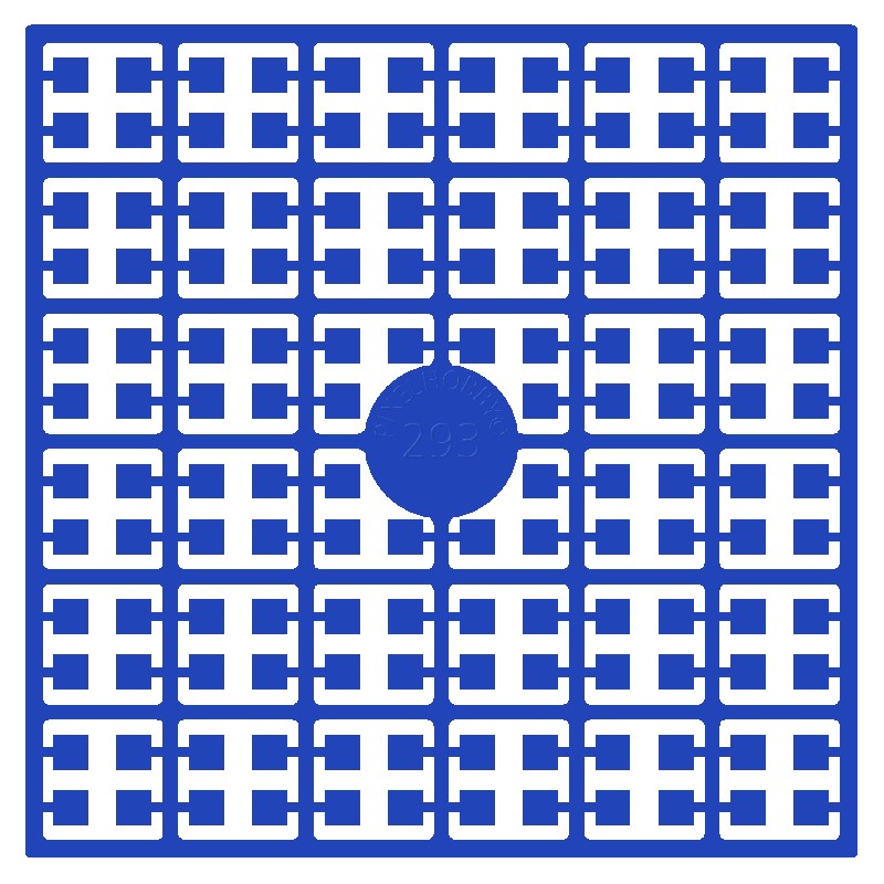 Pixelmatje - koningsblauw 293