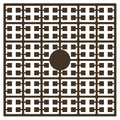 Pixelmatje - koffiebruin 297
