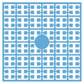 Pixelmatje - turkoois blauwgroen 300