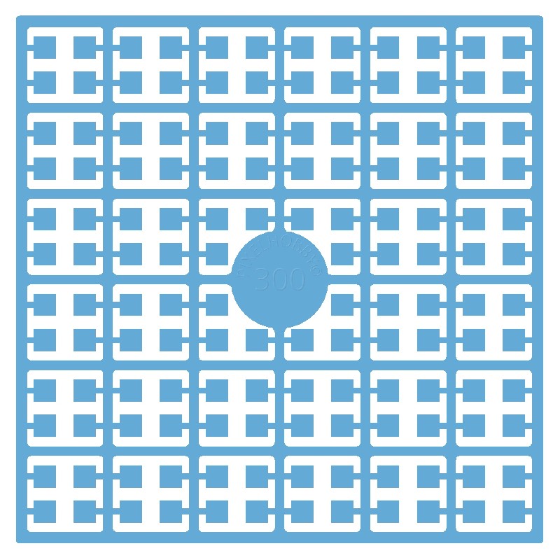 Pixelmatje - turkoois blauwgroen 300