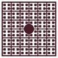 Pixelmatje - granaatrood donker 303