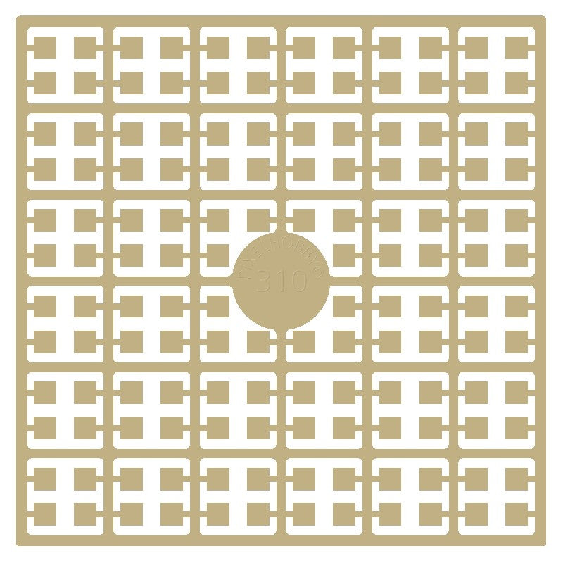 Pixelmatje - katoenbeige 310
