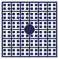 Pixelmatje - koningsblauw heel donker 311