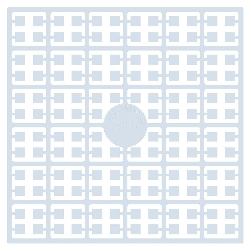 Pixelmatje - hemelsblauw licht 316