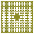 Pixelmatje - olijfgoudgroen 319